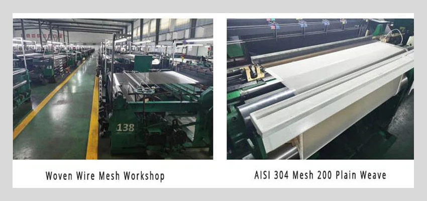 ss304 stainless steel wire mesh factory